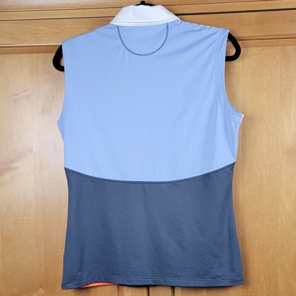 Annika by Cutter & Buck Women's Sleeveless Colorblock Golf Polo - M - Picture 2 of 7